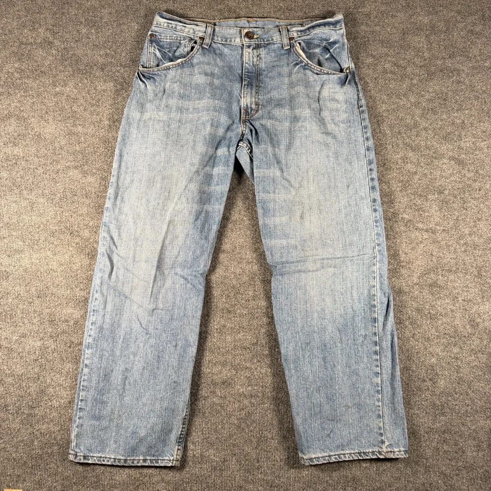 Vintage Levi's Silvertab Jeans Baggy Size 36x30 90s Y2K Distressed